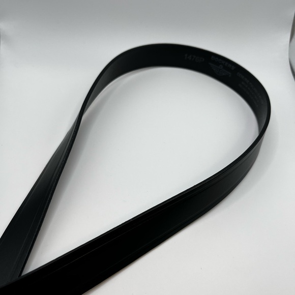 Vintage Dockers 30-32 men’s black Italian leather belt #7 - Picture 10 of 15